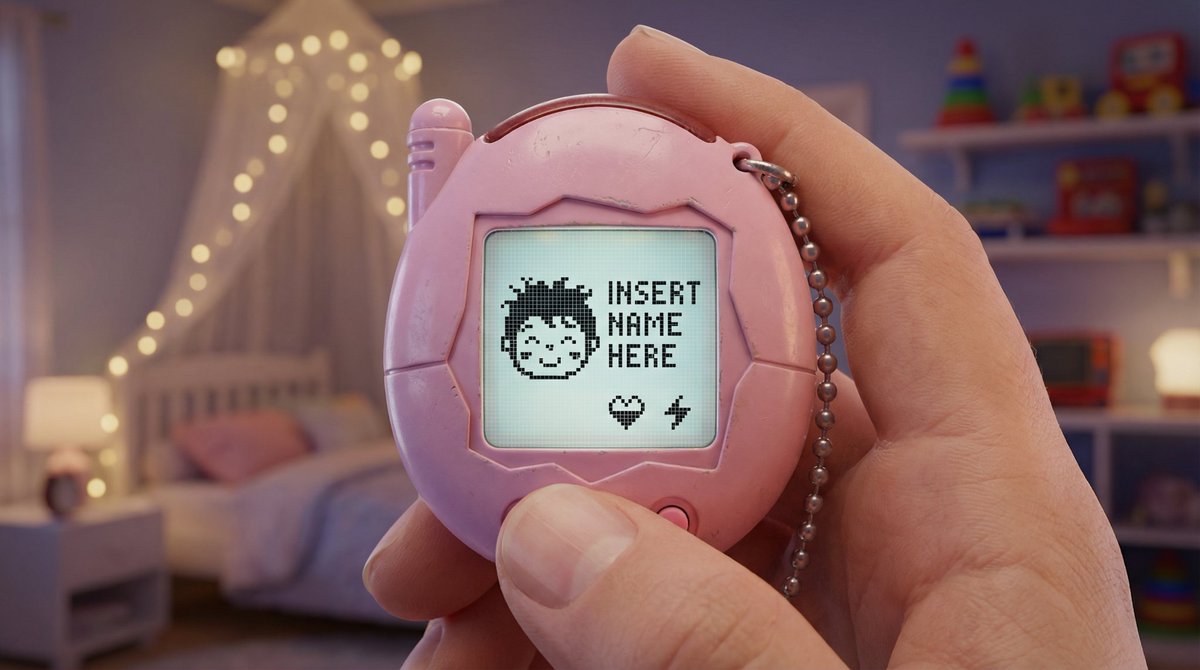 ai_with_shah's tweet photo. Nano Banana Pro 🍌 

Prompt share 👇

{
  "meta": {
    "purpose": "Surreal Tamagotchi gadget with pixel art portrait for nostalgic art",
    "style": "Hyper-realistic product photography mixed with 8-bit screen, 8K"
  },
  "reference_image": {
    "use": true,
    "for_screen": "convert to cute 8-bit pixel art portrait"
  },
  "subject": {
    "device": "[e.g., Vintage 90s egg-shaped Tamagotchi, pastel plastic]",
    "screen_content": {
      "portrait": "pixel art face from reference",
      "text": "[e.g., INSERT NAME HERE in retro font]",
      "icons": "[e.g., Hunger heart, Energy lightning]"
    }
  },
  "composition": {
    "shot": "close-up macro hand holding",
    "background": "[e.g., Blurry nostalgic bedroom with fairy lights]"
  },
  "lighting": "sharp focus on screen, octane render",
  "aspect_ratio": "[e.g., 1:1]",
  "negative": ["blurry text", "CGI smooth", "no pixelation on screen"]
}

#NanoBananaPro #Promptshare