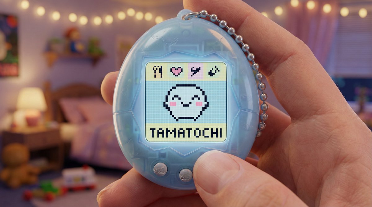 ai_with_shah's tweet photo. Nano Banana Pro 🍌 

Prompt share 👇

{
  "meta": {
    "purpose": "Surreal Tamagotchi gadget with pixel art portrait for nostalgic art",
    "style": "Hyper-realistic product photography mixed with 8-bit screen, 8K"
  },
  "reference_image": {
    "use": true,
    "for_screen": "convert to cute 8-bit pixel art portrait"
  },
  "subject": {
    "device": "[e.g., Vintage 90s egg-shaped Tamagotchi, pastel plastic]",
    "screen_content": {
      "portrait": "pixel art face from reference",
      "text": "[e.g., INSERT NAME HERE in retro font]",
      "icons": "[e.g., Hunger heart, Energy lightning]"
    }
  },
  "composition": {
    "shot": "close-up macro hand holding",
    "background": "[e.g., Blurry nostalgic bedroom with fairy lights]"
  },
  "lighting": "sharp focus on screen, octane render",
  "aspect_ratio": "[e.g., 1:1]",
  "negative": ["blurry text", "CGI smooth", "no pixelation on screen"]
}

#NanoBananaPro #Promptshare