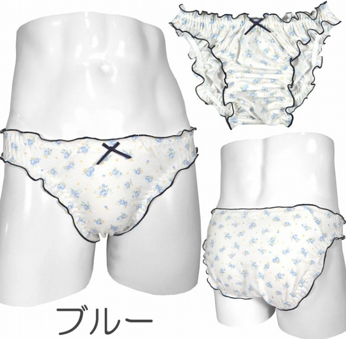 ちっちゃいリボン付き♪「小花柄フェミニン男性用ショーツ」発売中！ hinekurebou.crap.jp/?p=48344