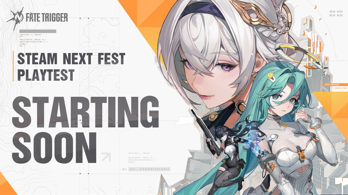 📢  Fate Trigger Steam Next Fest Playtest: Countdown Begins!

Awakeners, are you ready to jump into the Helix Airena? We are thrilled to announce that Fate Trigger is joining the 2026 Steam Next Fest! The playtest will officially starts on Feb 20 at 3 AM (EST)!

This is an open,