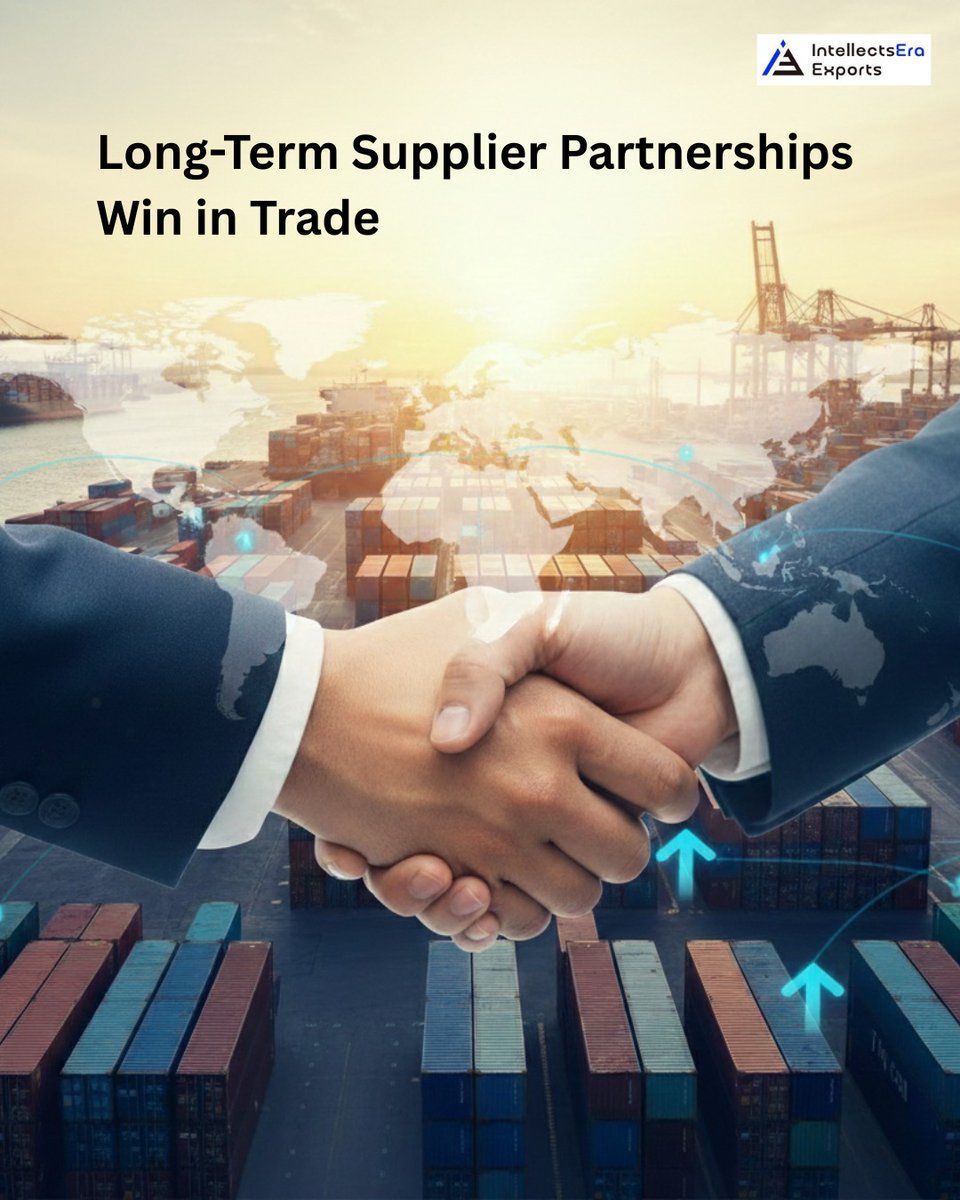 IEra_Exports's tweet photo. Long-term partnerships win in trade.
Trust + consistency = repeat business.
Transactions are temporary. Relationships scale.
#GlobalTrade #Exports #B2B #SupplyChain #InternationalBusiness https://t.co/M3XnGv47pD