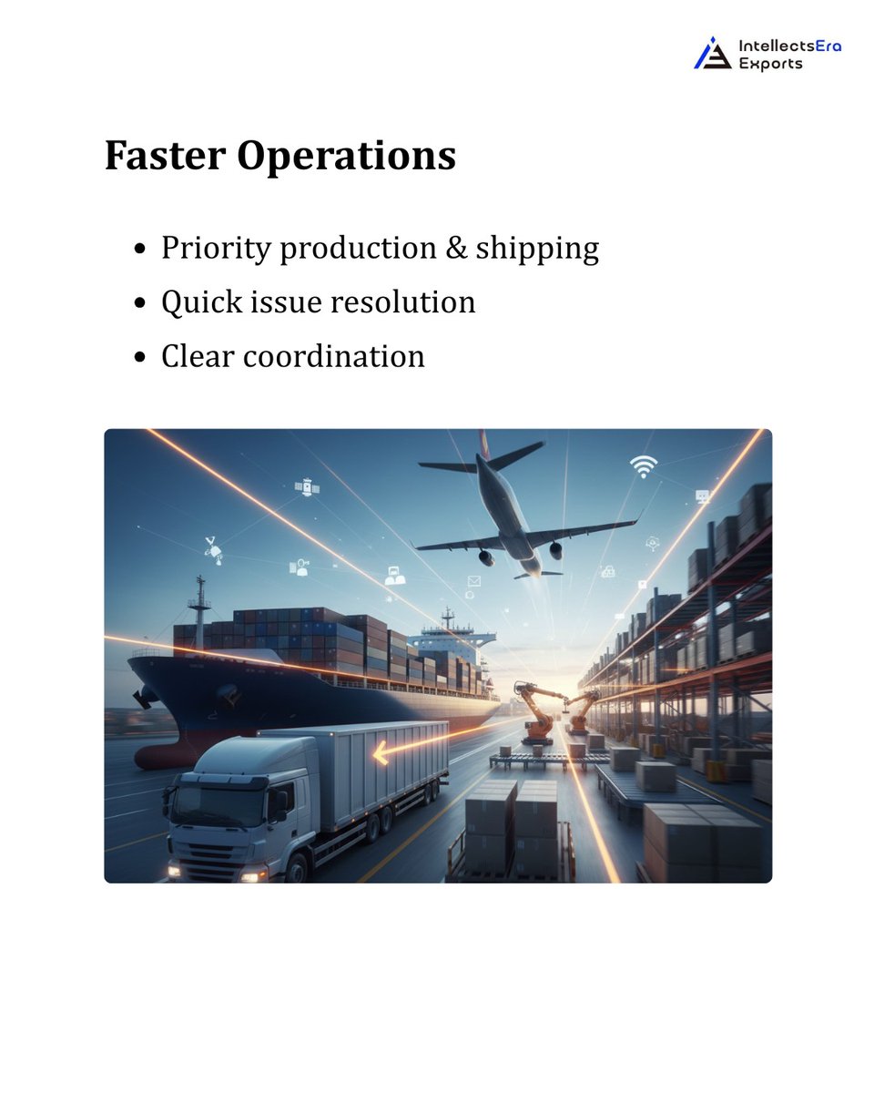 IEra_Exports's tweet photo. Long-term partnerships win in trade.
Trust + consistency = repeat business.
Transactions are temporary. Relationships scale.
#GlobalTrade #Exports #B2B #SupplyChain #InternationalBusiness https://t.co/M3XnGv47pD