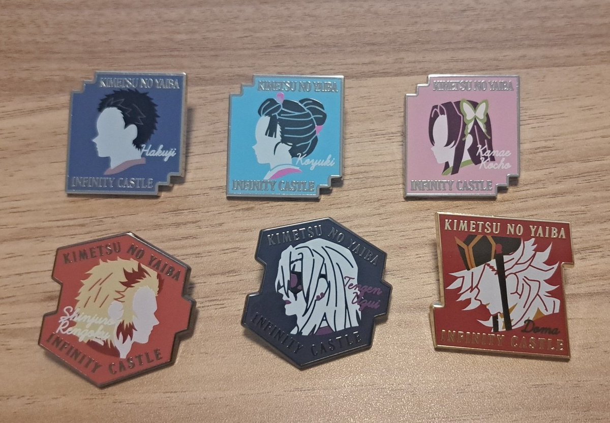 劇場版「鬼滅の刃」無限城編』第一章 キャラクターモチーフピンズ 第ニ
