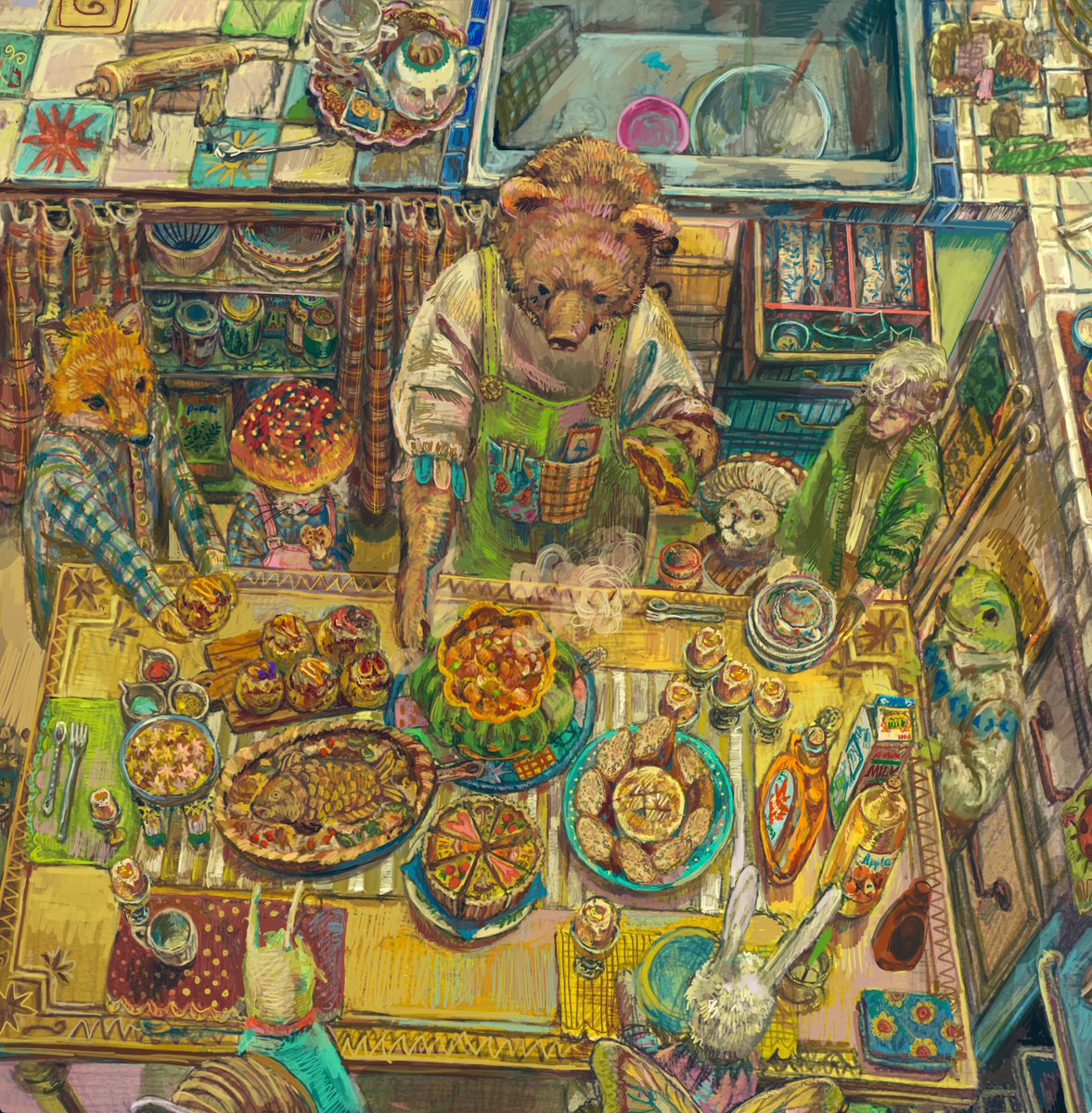 #Skeb募集中 

Skeb募集中です！絵本のような絵を描きます。1〜2件受け付けています🌝