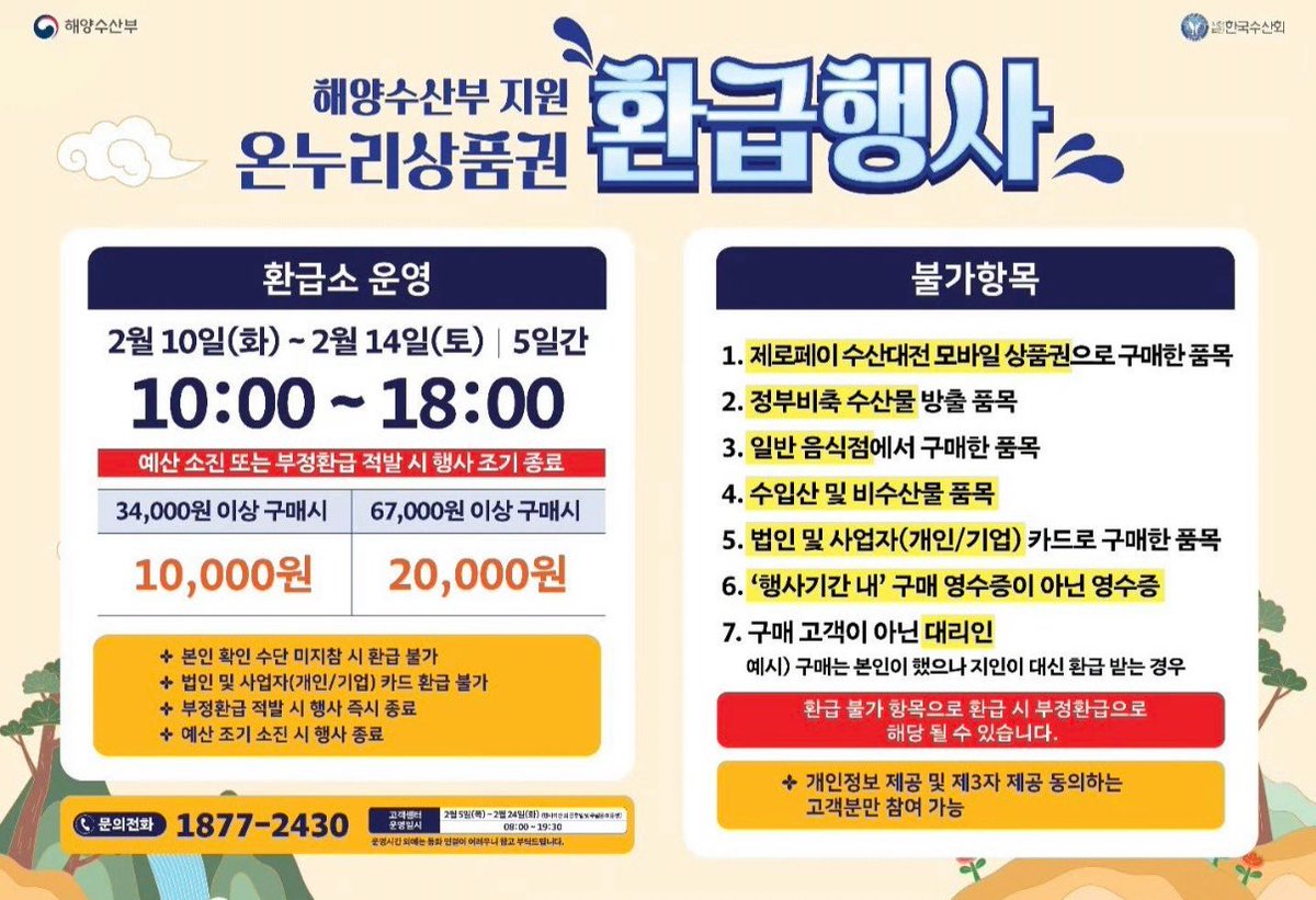 마포농수산물 시장 페이백(?) 행사해요