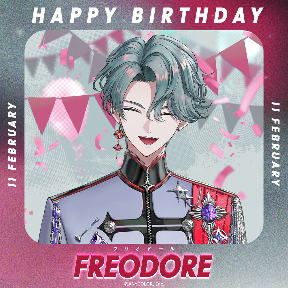 Open the door and wish a very Happy Birthday to the cool, calm and collected Designer, <a href="/Freo_2434/">Freodore💿📌NIJISANJI EN</a>! 💿📌

#FreoBirthday2026 #NIJISANJI_EN