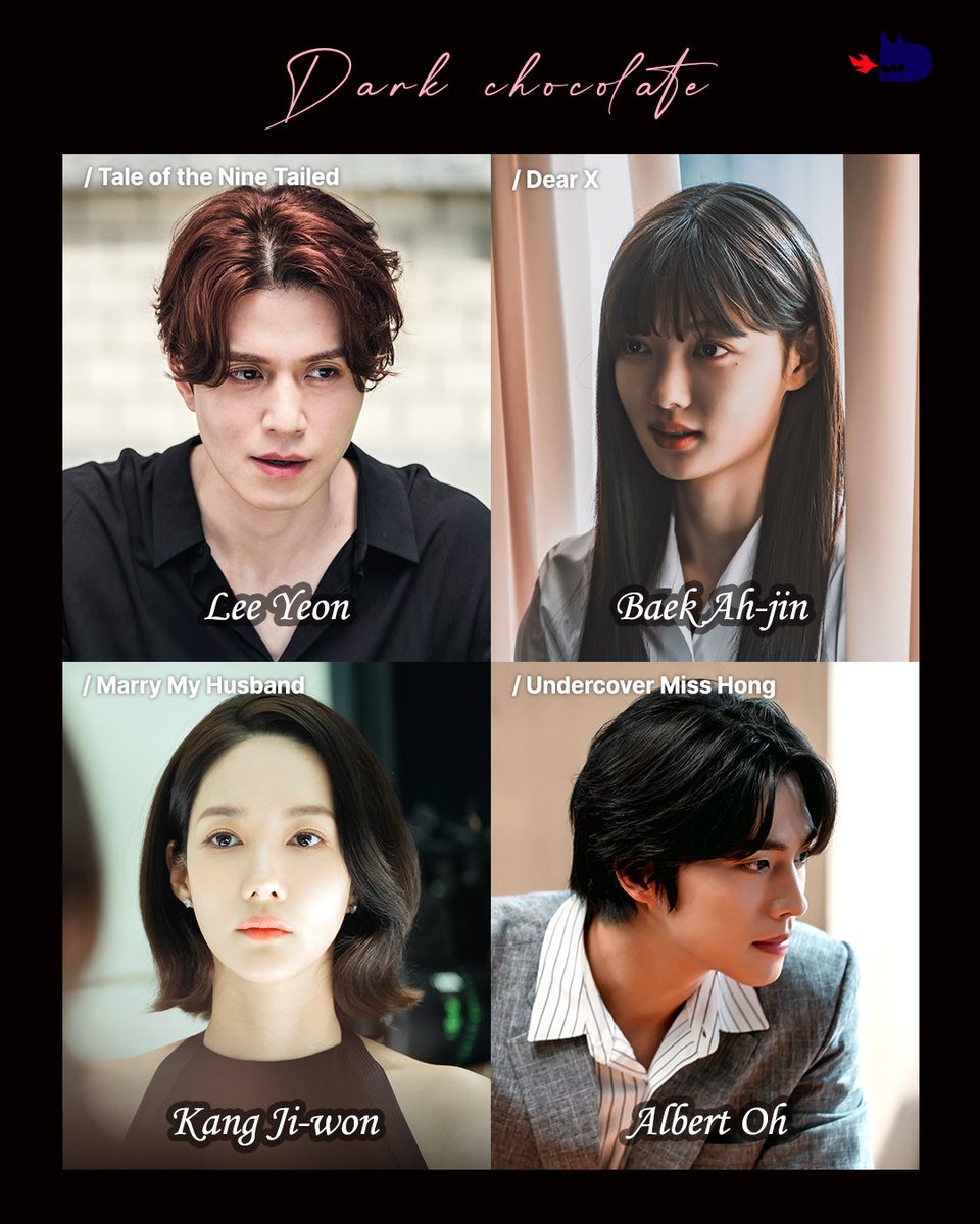 studiodragonKR's tweet photo. Who’s your Valentine?🍫
Milk chocolate type vs Dark chocolate type
#폭군의셰프 #BonAppetitYourMajesty
#엄마친구아들 #LoveNextDoor
#빈센조 #Vincenzo
#구미호뎐 #TaleoftheNineTailed
#친애하는X #DearX
#내남편과결혼해줘 #MarryMyHusband
#언더커버미쓰홍 #UndercoverMissHong https://t.co/ku9dN65ho8