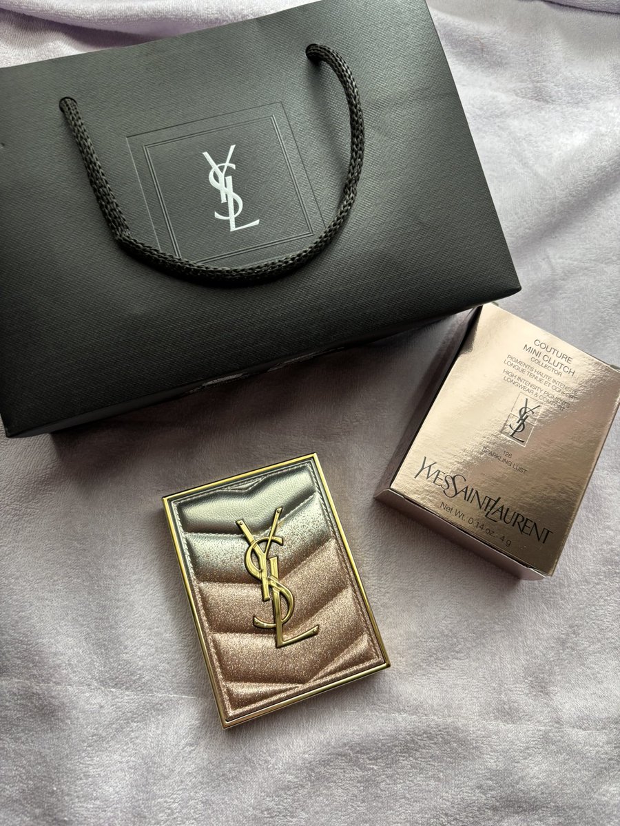 ✨YSL✨クチュールミニクラッチ 126 SPARKLING LUST💖お迎えしてきたよ