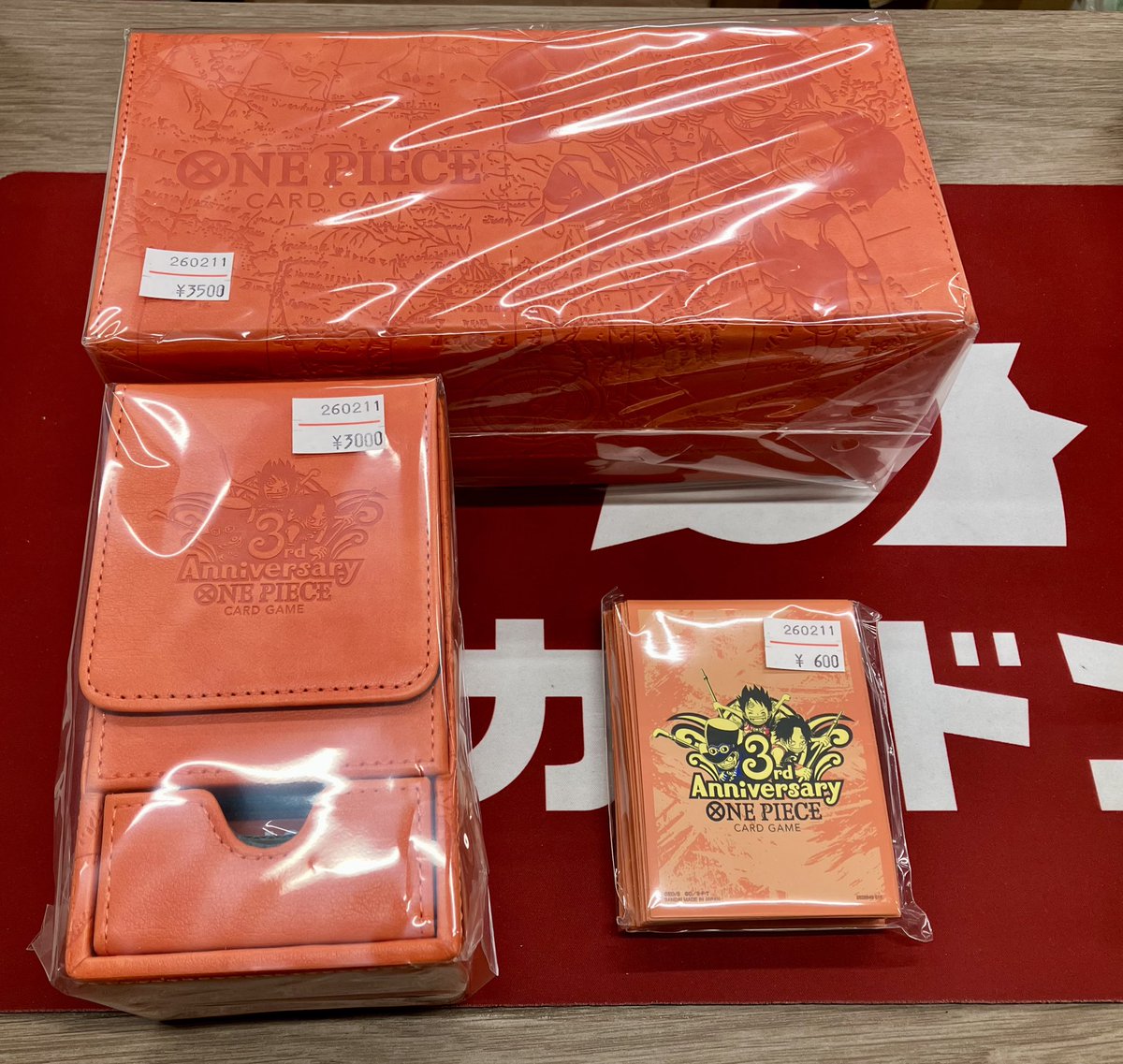 ✨#ワンピース 入荷情報✨ 3rd Anniversaryのサプライ品をショーケース