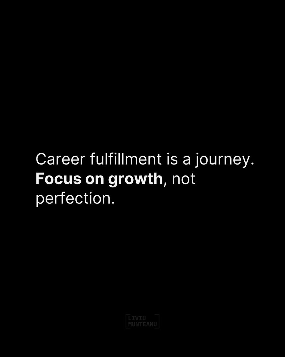 LiviuCMunteanu's tweet photo. Your first job won't be your dream job.

And that's completely okay. https://t.co/s0Qw5DLjwe