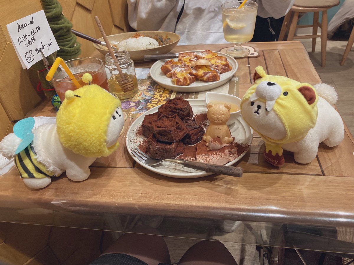 遊びに来てくれてありがとクマ♪ʕ≧ᴥ≦ʔ ビターココアのハニー