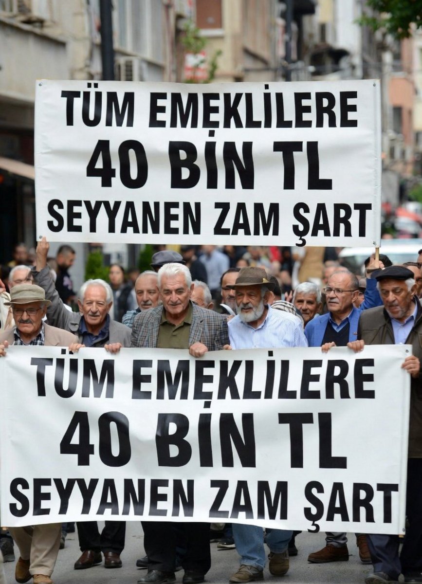 Yoksulluk sınırının 102 bin liraya dayandığı ülkede emekliye 20 bin lira veremezsiniz 

#EmekliyeDertOldunuz