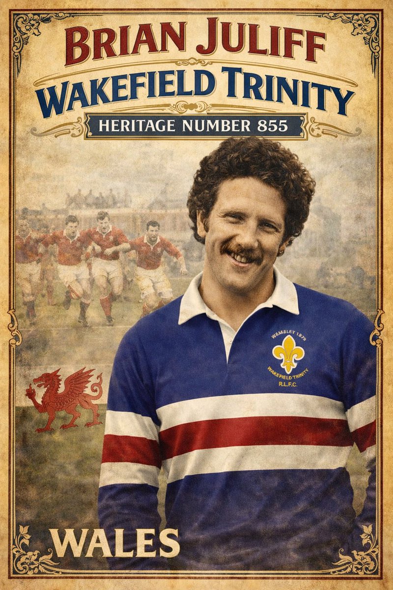 Today’s featured player with AI assistance is … Brian Juliff … 1970s &amp; 1980s winger … Wales … ⚜️🔴⚪️🔵⚜️