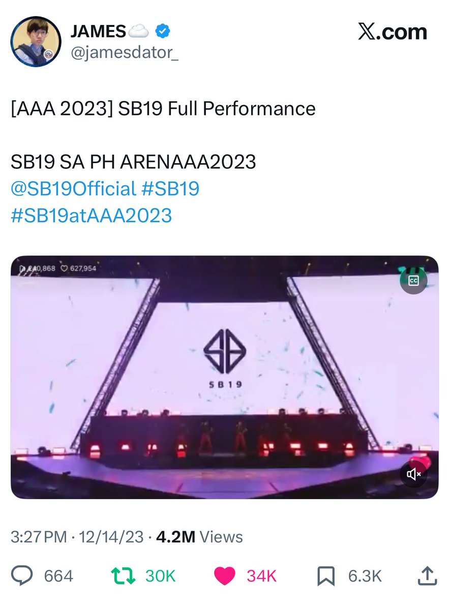 SB19raketera_56's tweet photo. Grabe ‘no? There’s two years in between them but AAA and ACON performances by SB19 both went viral. Both had more than 4 million views. Both performances, naka hatak ng panibagong fans. 

Raise your hands nga mga cuffs sino ang nahatak ng AAA at ACON dito na solid fan na ngayon? https://t.co/afNCEAcdyJ