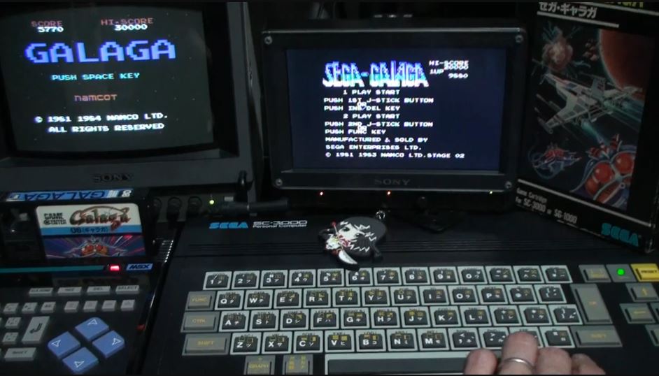 333SPGTO_X's tweet photo. #ゲーミングPC がトレンド入りしてますね。
うちにも何台かありますよ。
ギャラガ #MSX Vs セガ ギャラガ #SC3000 両手キーボードプレイ
➡https://t.co/HEXslRpAiv https://t.co/M8smQwP11g