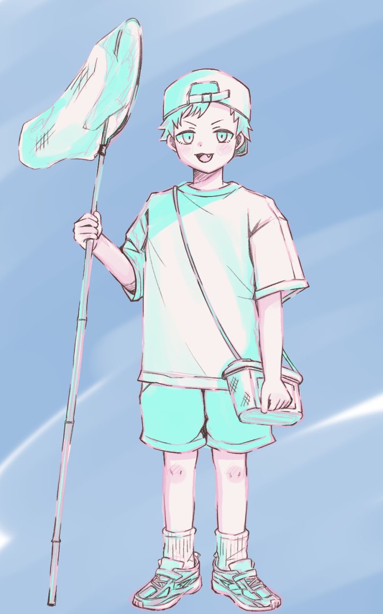 grey___896's tweet photo. 季節外れの落描き少年を載せるなどする https://t.co/DOaFfQCeFN