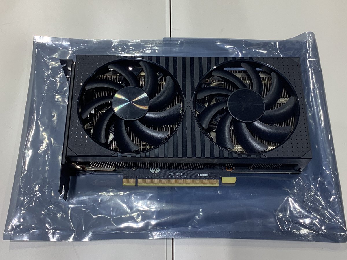 ジャンクコーナー情報】 RTX3060Ti搭載グラフィックボード 22,000円