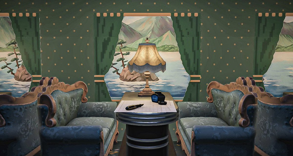 どうしても旅する風景を変えてみたくて車窓描きました、満足🚞
#animalcrossing #acnh #あつ森