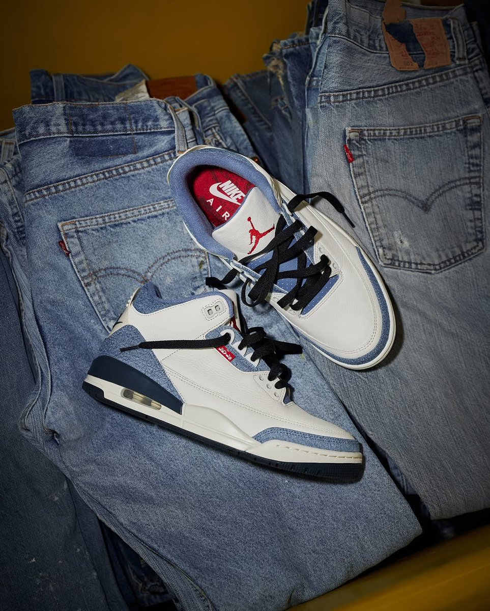 JustFreshKicks's tweet photo. Levi's x Air Jordan 3 "City of Angels" online raffle for La Brea pickup 👖🪽

ENTER => https://t.co/D88bgIZgEC https://t.co/1sTgVDgGA2