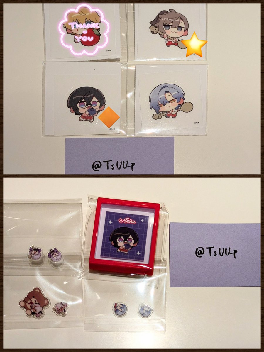 TsUU_p's tweet photo. 【交換/譲渡/買取】にじさんじ,8周年,8th Anniversary,8th with cake！,缶バッジ,アクリルパーツ,OS特典クリアカード,ストア特典チケット風カード

譲：画像1〜3枚目
求：定価（+送料）or 交換
　　⇒画像4枚目に詳細

本日新宿/渋谷/池袋にて手渡し、後日郵送◎
検索からでもお気軽にお声掛けください https://t.co/zlextz0edJ