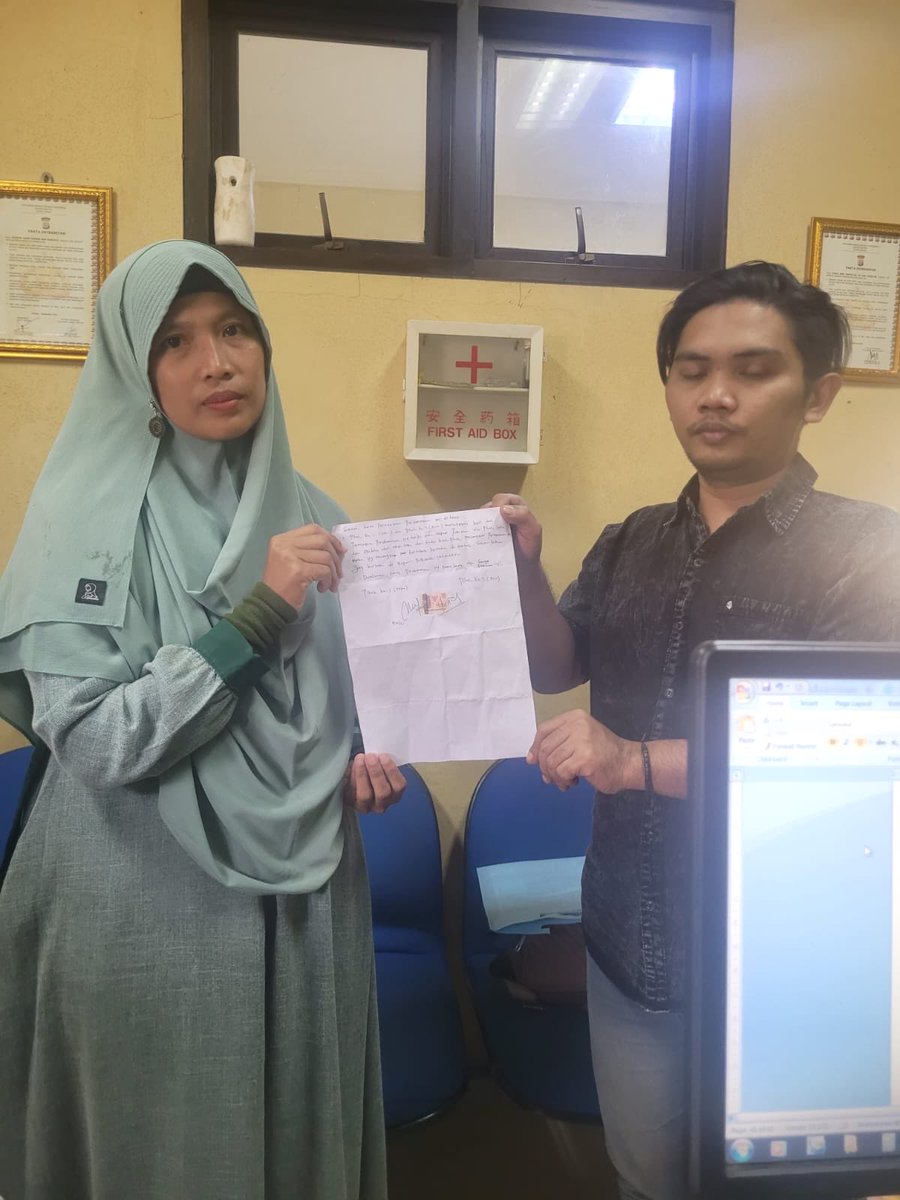 Satlantas Polres serang unit gamum melaksanakan penyelesaian perkara melalui musyawarah