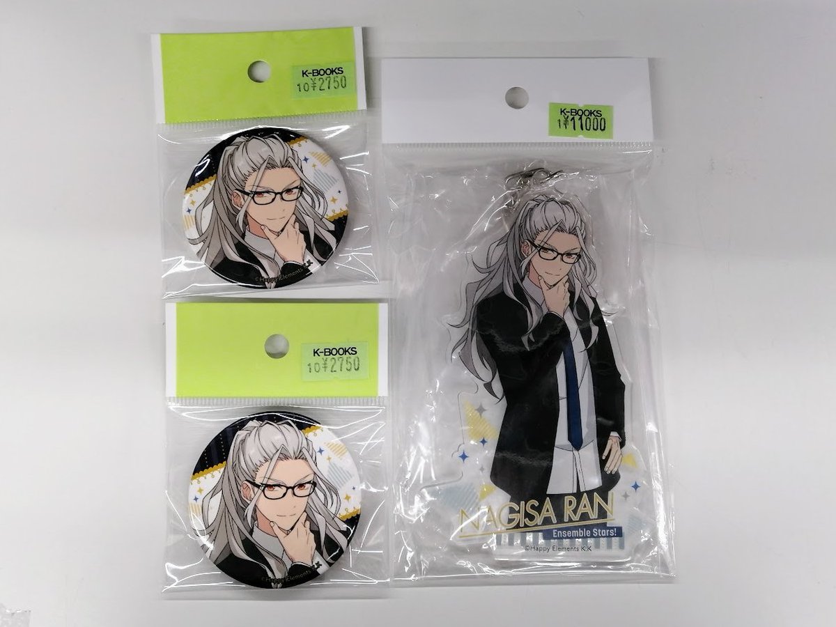 JINS 凪砂 缶バッジ 入荷情報】 「あんさんぶるスターズ」より 乱凪砂さんのJINSコラボ