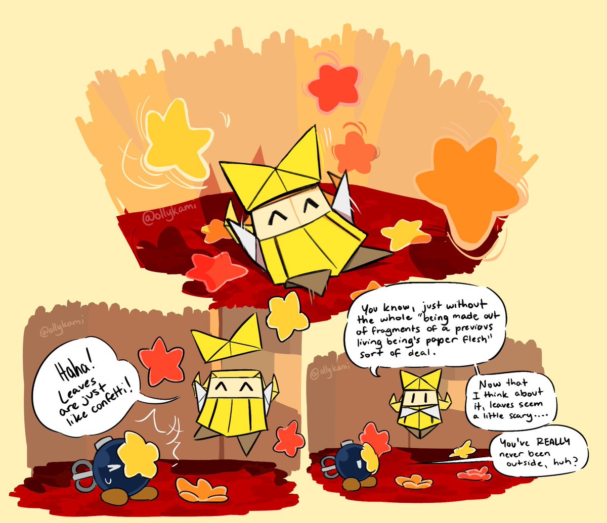 CereusDelirious's tweet photo. Reposting old Origami King art to celebrate the release of its OST on nintendo music!! (2020-2023) #pmtok #papermario #theorigamiking #オリガミキング https://t.co/2E0rxlubwa