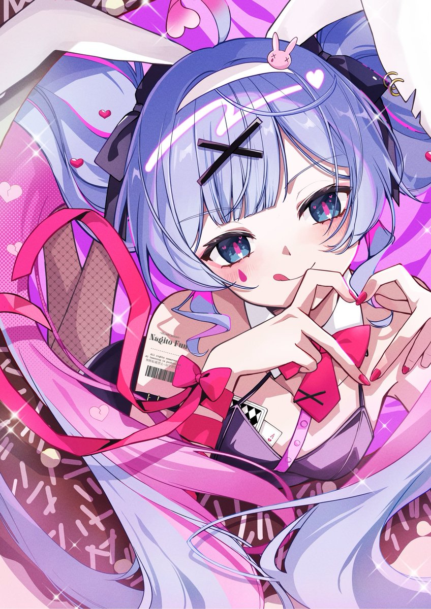 nagisea_illust's tweet image. 🐰🍩♥