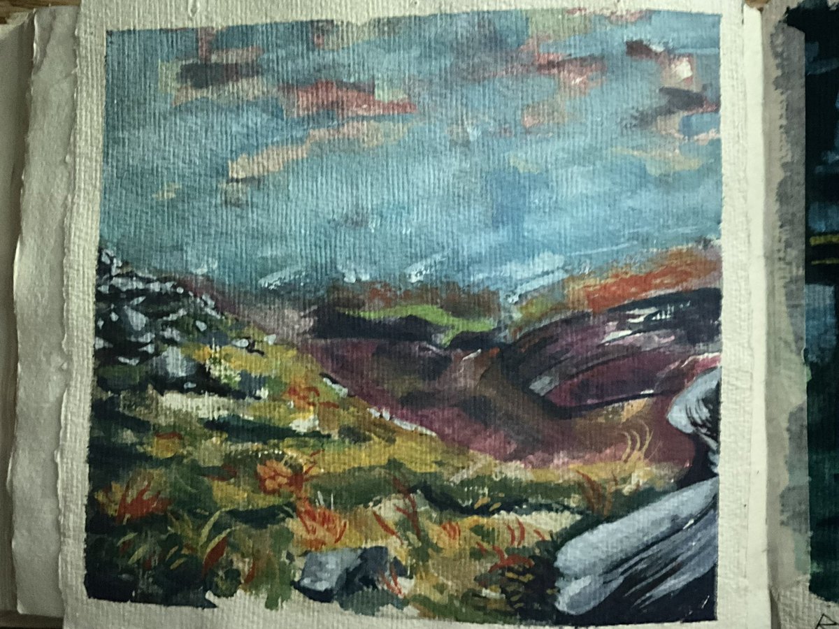 AberrantMimesis's tweet photo. @rikku_the_leaf I completely agree on the brushstrokes. I haven’t done any for a while, but I got into gouache last time I was doing traditional plein air painting. And I really enjoyed it

Think I’ll try and do more this year to, it’s a lot of fun! https://t.co/I8s73myRrs