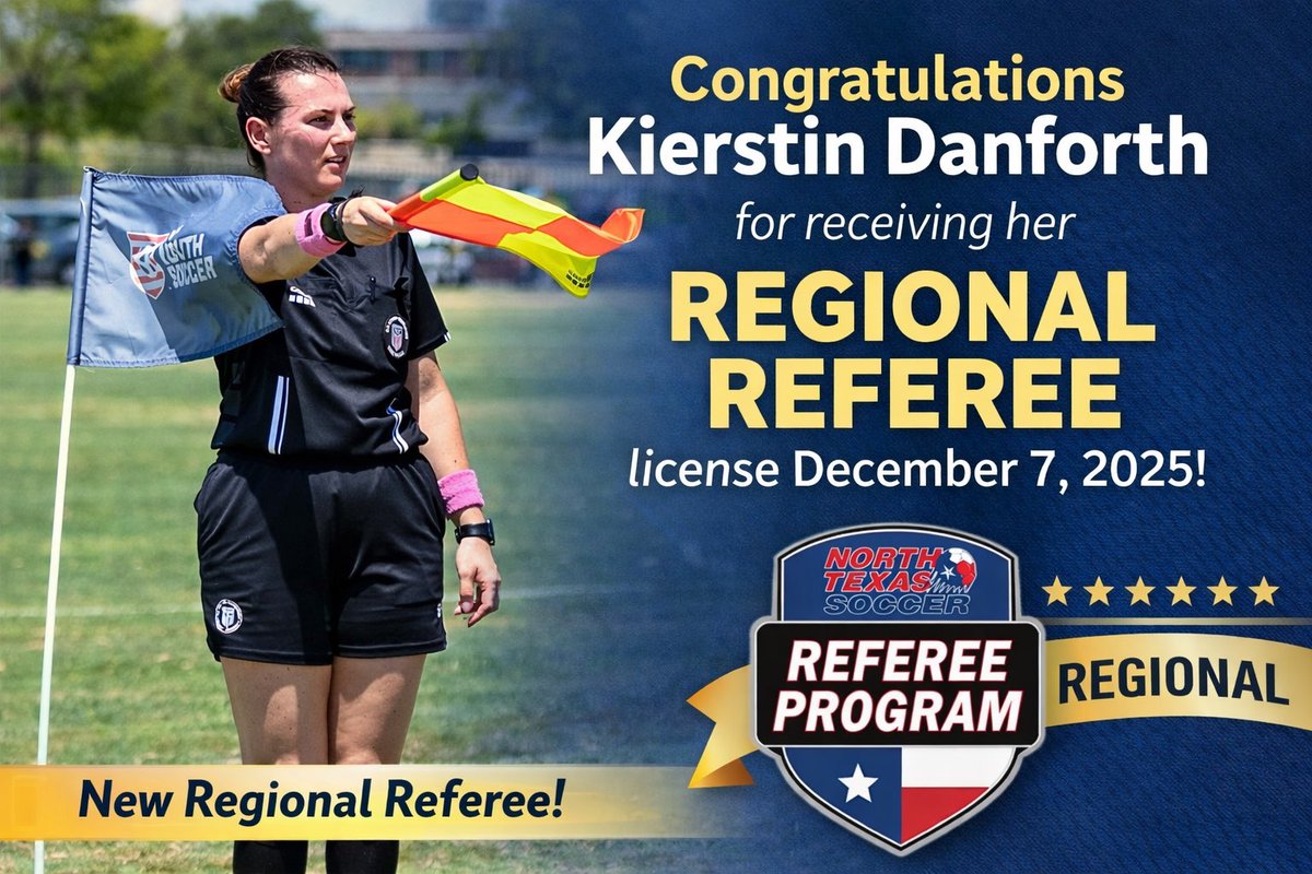 NTX Referee Program tweet media