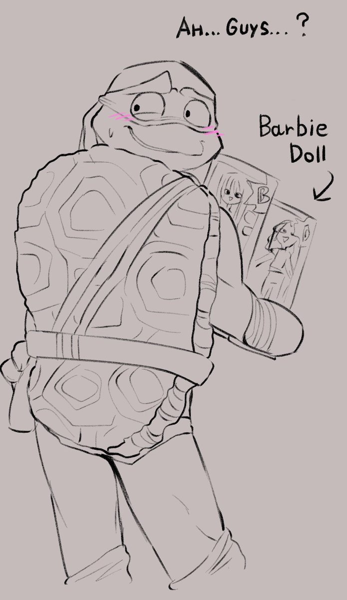 TMNT Mutant Mayhem doodles I drew 3 years ago.
Ah, so this is finally becoming canon🤣 