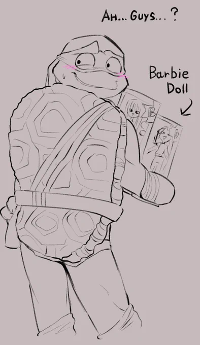 TMNT Mutant Mayhem doodles I drew 3 years ago.
Ah, so this is finally becoming canon🤣 