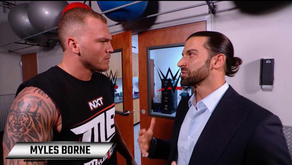 fabien_fichaux's tweet image. Segment en coulisses avec The Vanity Project, Myles Borne et Robert Stone #WWENXT