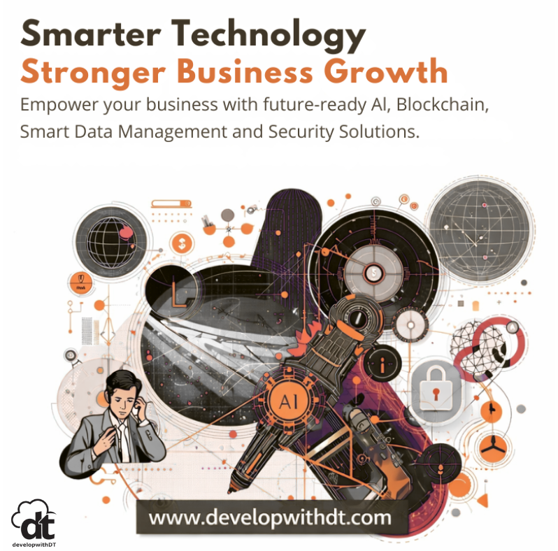 DevWithDT's tweet photo. Smarter tech isn’t optional anymore ,it’s how modern businesses stay competitive.From AI and Blockchain to Smart Data Management and Security, we help you build systems that scale, protect, and perform.
Explore what’s possible: https://t.co/9Bd3RZ558j
#AITechnology https://t.co/Q8e9q0XYra