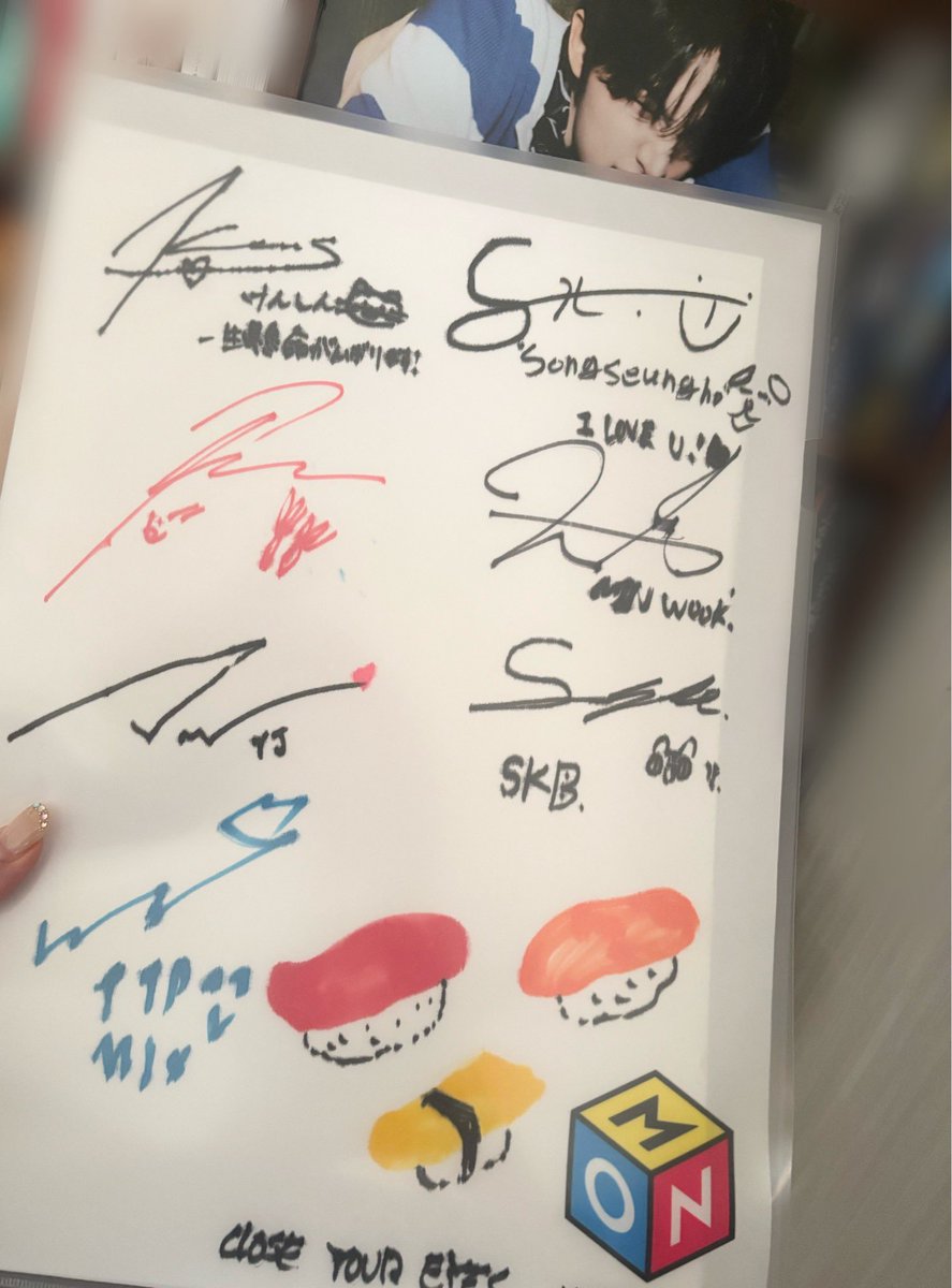 CLOSE YOUR EYES クルユア イルコン 直筆サイン VIPパス こちらサイン