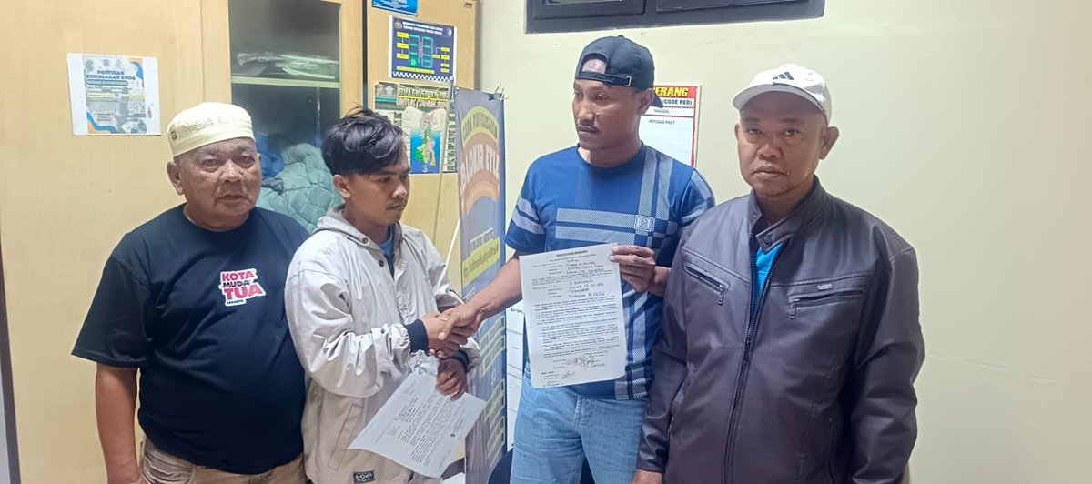 Satlantas polres serang unit Gakum mengedepankan Restorasi justice menyelesaikan perkara di wilkum polres serang