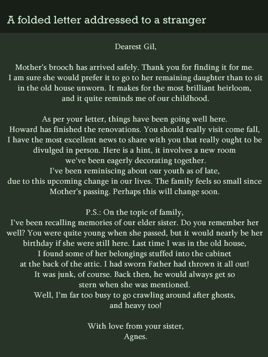 jadenjj_'s tweet photo. [ ᓚᘏᗢ ]
Birthday Letter 2026
"A folded letter addressed to a stranger"
[ transcript below ] https://t.co/GOThEZOr5s
