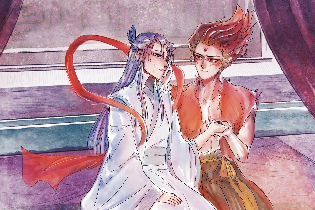 Part 2🔥❄️
🪷: Seeing you hurt pains me a hundred times more.🥺
.
Commission by me
Art by <a href="/ChakristRazuli/">VIEWBER ||</a> 💕
#จาปิ่ง #oubing #藕饼