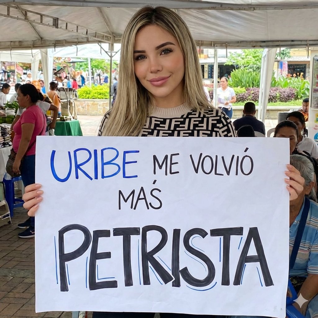 La IA me cambió la cara, pero no el mensaje 

Solo Petro en esta monda ♥️