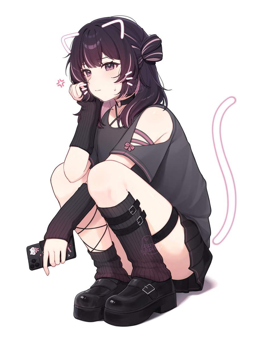 “I said go away already!” 💢🐈‍⬛