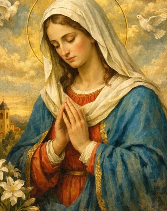 DANTE_eloficial's tweet image. ✝️ Dios te salve, María, 
llena eres de gracia;
el Señor es contigo.
Bendita Tú eres 
entre todas las mujeres,
y bendito es el fruto de tu vientre, Jesús. 

Santa María, Madre de Dios,
ruega por nosotros, pecadores,
ahora y en la hora de nuestra muerte. Amén 🙏