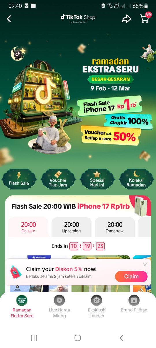 Fitriyanii21_'s tweet photo. @TikTokShop_IDN @Nengsih_restian 
@verhinnaww 
@febriyaaar91598 
#RamadhanExtraSeru
#TikTokShopbyTokoPedia https://t.co/3mB0YCN6Sg