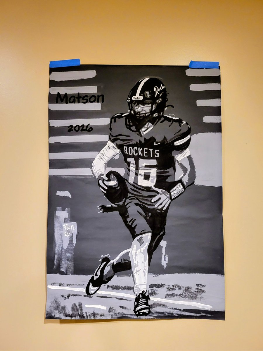 oyster_art's tweet photo. Grant Matson
Quarterback
Lincoln Northeast
Class of 2026
24x36 acrylic paper #painting #art #paintingGiveaway #theHallway https://t.co/4ctaIbNhqE