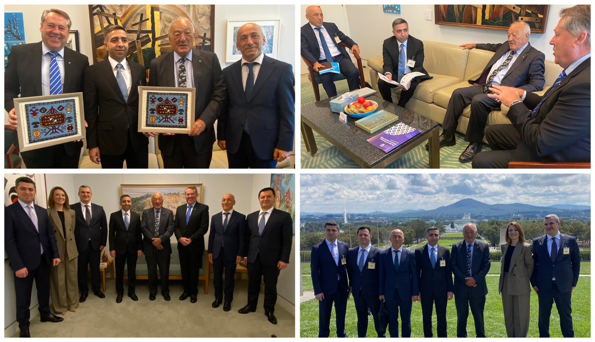 An engaging meeting at the Federal Parliament 🇦🇺 with the delegation from the Azerbaijan State Agency on Mandatory Health Insurance <a href="/itsgovaz/">İcbari Tibbi Sığorta üzrə Dövlət Agentliyi</a> , led by Chair <a href="/ZaurAliyevAZ/">Zaur Aliyev</a> 
A valuable exchange with the Co-Chairs of the Australia–Azerbaijan Parliamentary Friendship Group Dr Mike