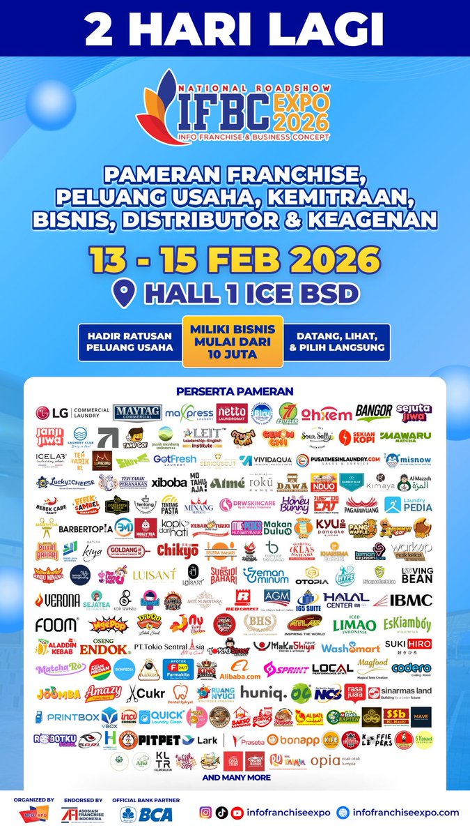 JUMAT PEKAN INI! 
Hanya 3 Hari!