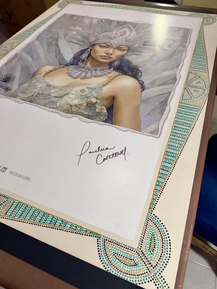 antoniochico's tweet photo. Mi buen amigo Carlos Orduz me regaló este hermoso póster creado por la artista Tapatía #PauCastiello el cuál hizo para el #Tequila #ElTequileño 

Me animé a hacerle y pintarle un marco decorado por mi. Este es el resultado 🖍️ https://t.co/cfGwBfUIJR