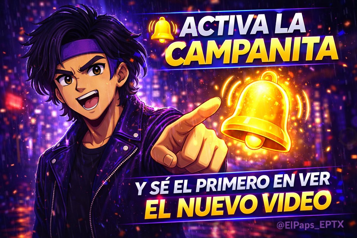 Amigos 🔥 el nuevo video ya está EDITADO y listo para salir este 13 de febrero 👀🎬
Activen la campanita en mi canal de YouTube Elpaps_Eptx para que sean los primeros en verlo y no se lo pierdan 🔔⚡

youtu.be/QDjHeZ-3RJg?si…

#YouTubeGaming #GamerLatino #NuevoVideo #ElpapsEPTX