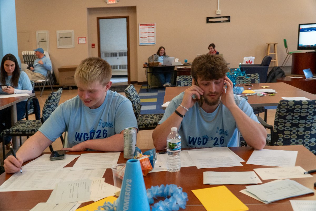 smwc's tweet photo. The Woods Student Center has been buzzing all day with students, faculty and staff volunteering their time on this Woods Giving Day in support of our great institution! #WGD26 https://t.co/0bQtROUH2G