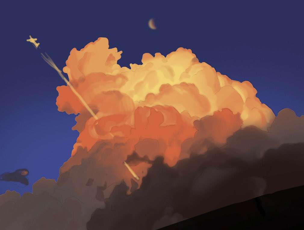 flavorfluff's tweet photo. Summer Night #厚塗り https://t.co/xCXjzTFSsh