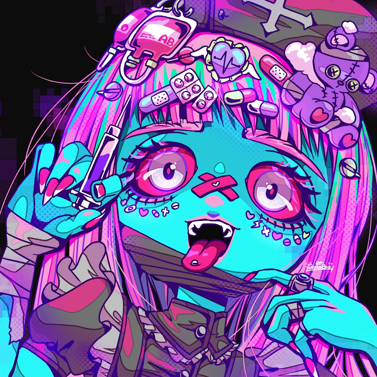 #私はこういう絵を描いています